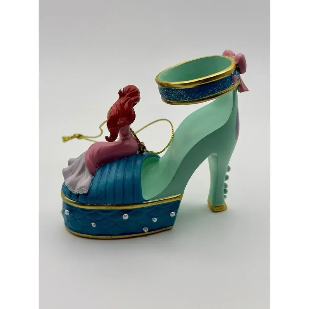Bradford Exchange Disney Ariel Once Upon A Slipper Shoe Ornament WT